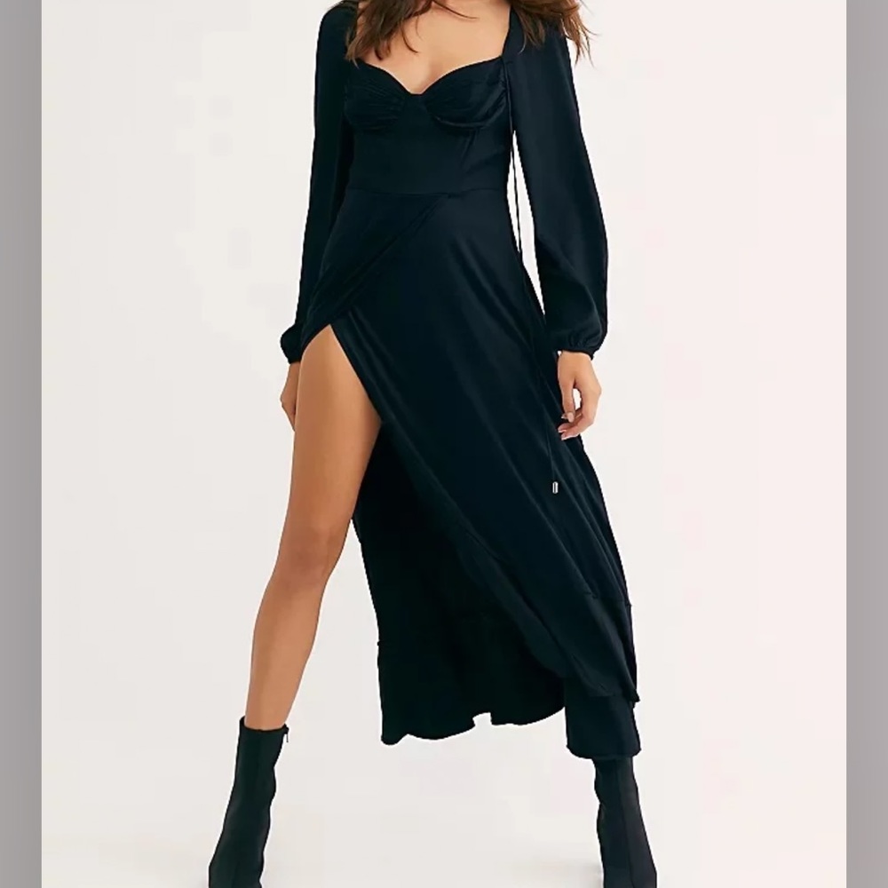 Free People This is Love MIDI dress bustier
